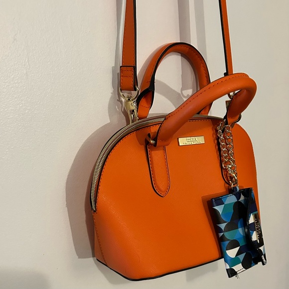 NEW Trina Turk orange handbag - Picture 1 of 4